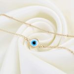 Dainty Gold Bracelets for Women, 14K Gold Filled Adjustable Layered Bracelet Cute Evil Eye Oval Chain Pearl Bar Turtle Gold Bracelets for Women Jewelry - Image 5